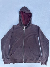 Livity Outernational Hemp Recycled Plastic Full Zip Hoodie Gorpore Sz Medium