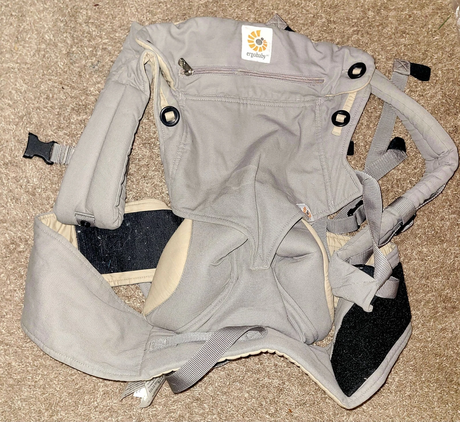 Ergobaby 4 Position 360 Unisex Grey Baby Carrier. Good Condition