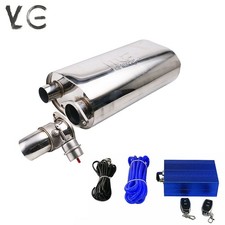 1x 3'' ID 3''+2.5'' OD Adjust valve Muffler Exhaust W/ Exhaust Valve 11''*7 ''