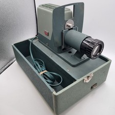Argus 300 Automatic 35MM Slide Projector Vintage Tested Powers On With Case