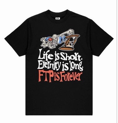 FTP FUCKTHEPOPULATION - Forever Tee T-Shirt Black Size Large - In Hand!!