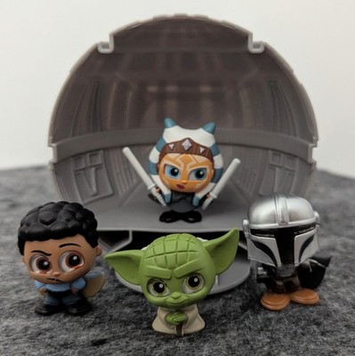 Disney Star Wars Doorables Galaxy Peek Series 1 - Ahsoka, Mando, Lando, Yoda