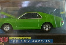 Racing Champions Hot Rod Collectibles 164 1968 Amc Amx Javelin Green 168