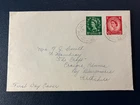 United Kingdom 1952 - FDC Elizabeth II 1 1/2, 2d Perthshire
