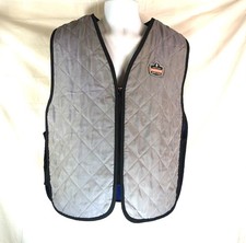 Ergodyne Chill-ITS 6665 Large Wet Evaporative Cooling Vest Gray