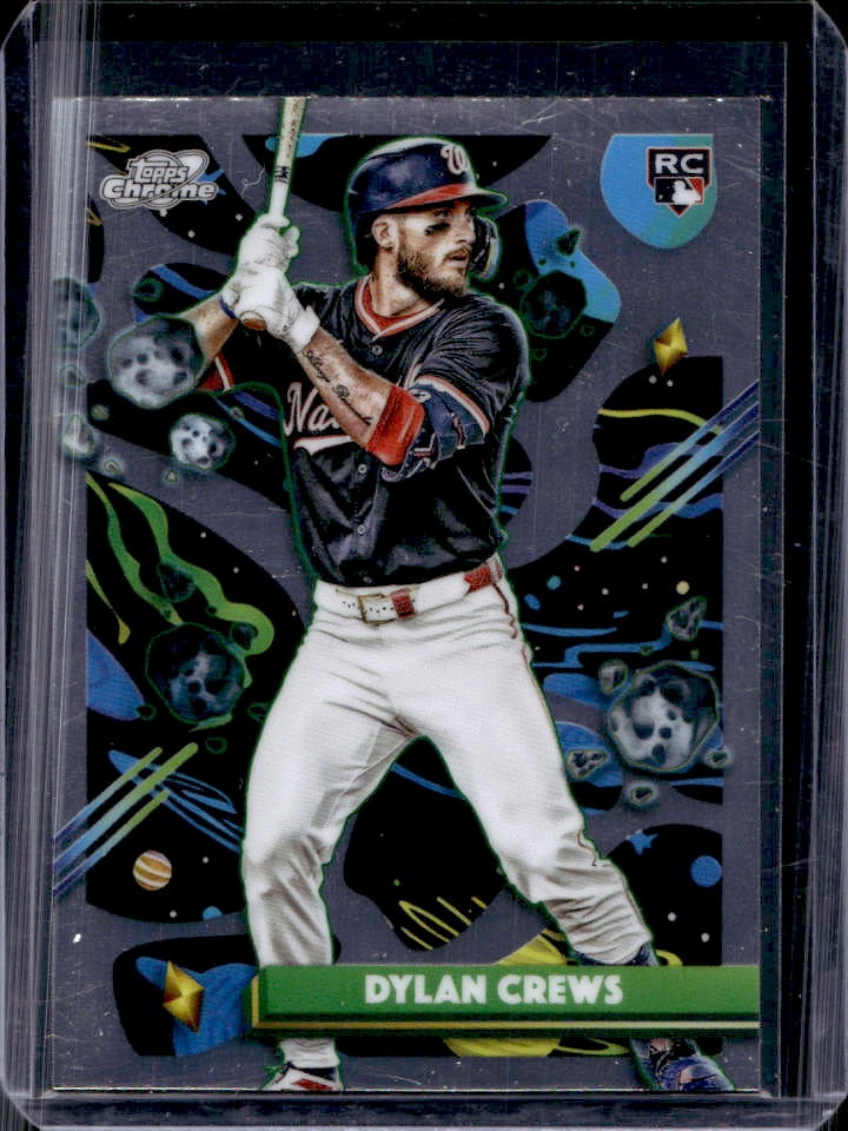 2025 Topps Cosmic Chrome Dylan Crews RC Rookie #194 Nationals