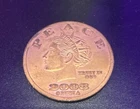2008 1 oz Copper Peace $1 Round -