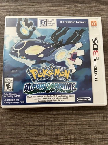 AUTHENTIC Pokemon Alpha Sapphire Complete CIB Tested Nintendo 3DS Canadian Ver.