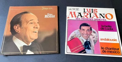 2 Vinyles 33Tours TINO ROSSI DISQUE D'OR et LUIS MARIANO Mes Premières Opérettes - Photo 1/4