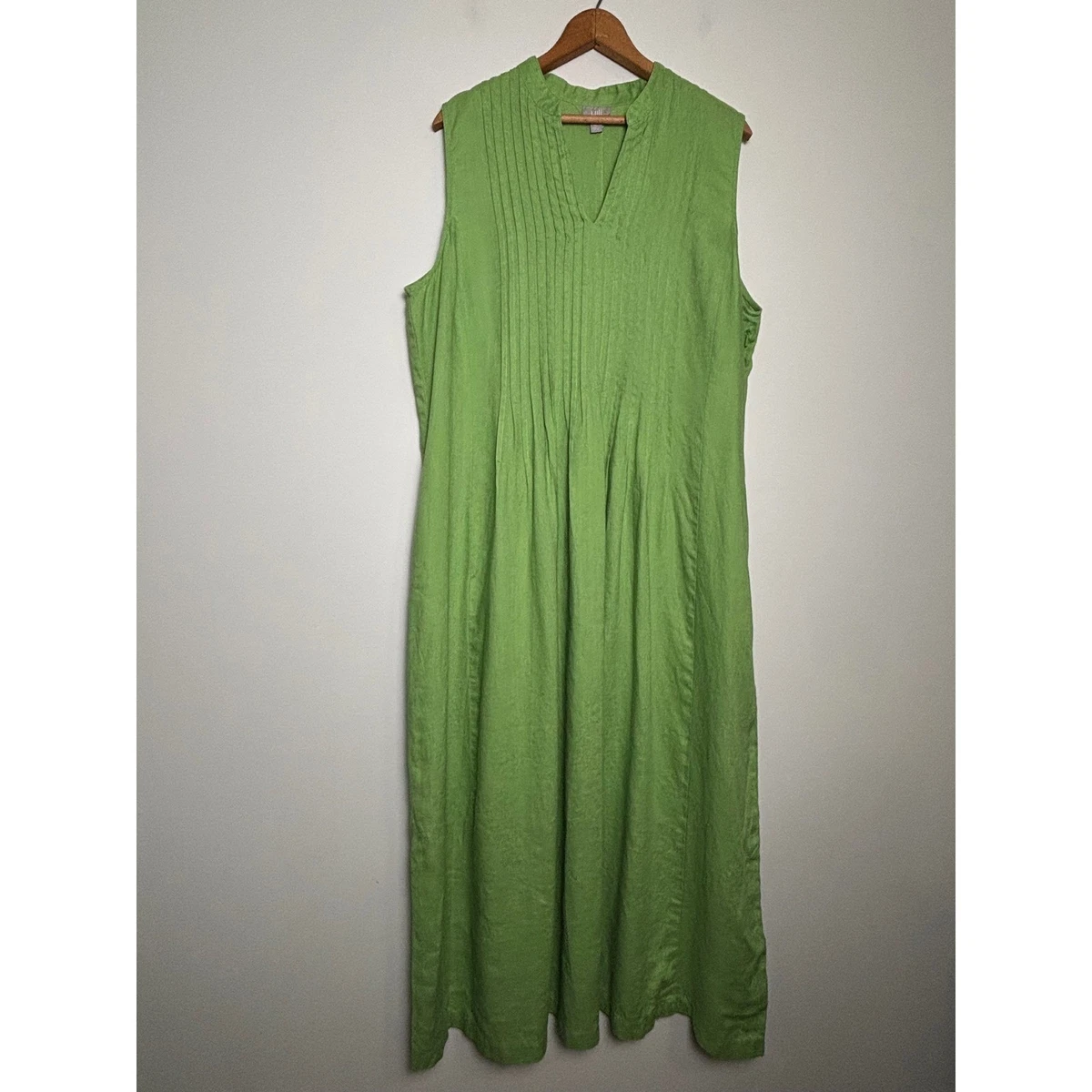 green emerald velvet dress J. Jill NWT Green Check Shirt Dress Size XL main image 0