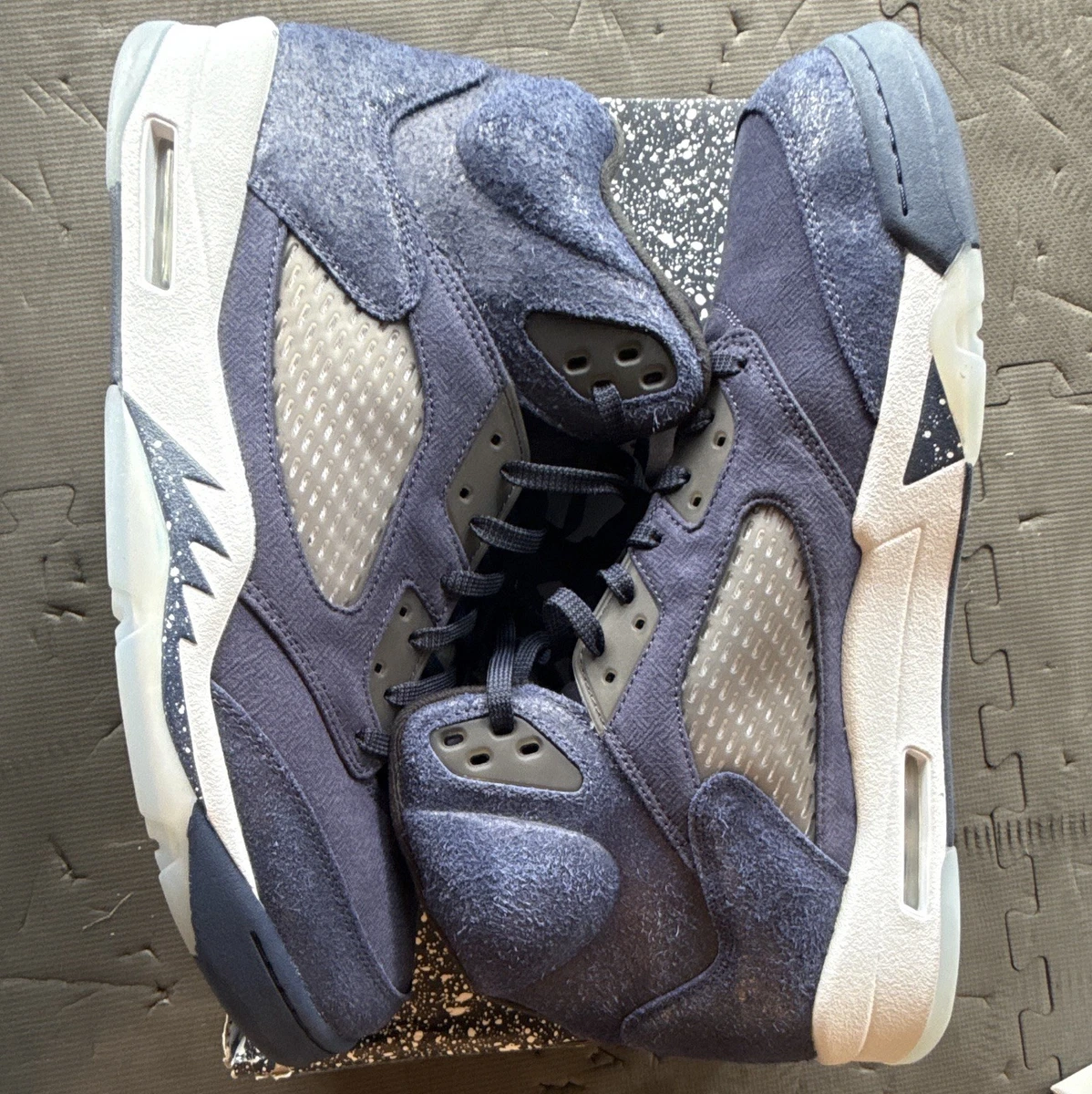 Jordan 5 Retro Blue Suede for Sale - Authenticity Guaranteed - eBay