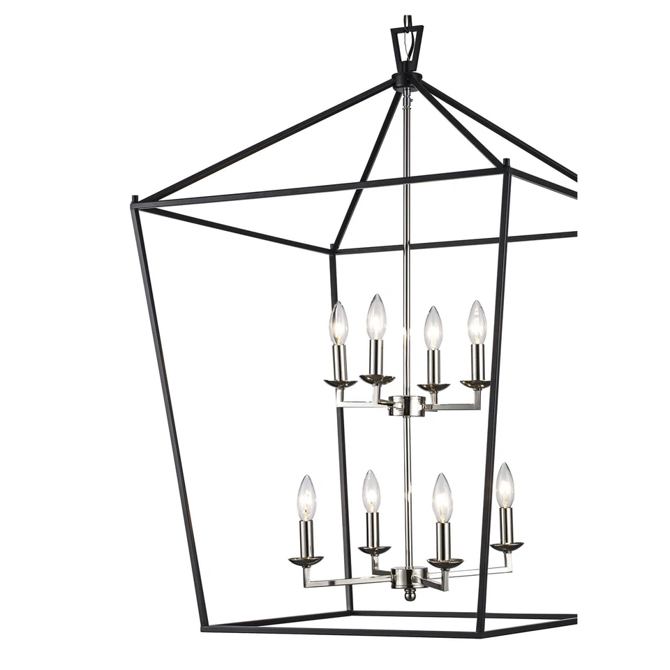 Vela cónica Trans Globe Lighting 10265 Lacey 8 luces 26"W - dorada Foto 4 de 4