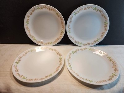 VTG Corelle Meadow Pink Flowers DINNER Plate 10.25'', Discontinued Item
