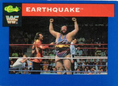 Earthquake WWF Classic Wrestling Trading Card #42 1991 WWE