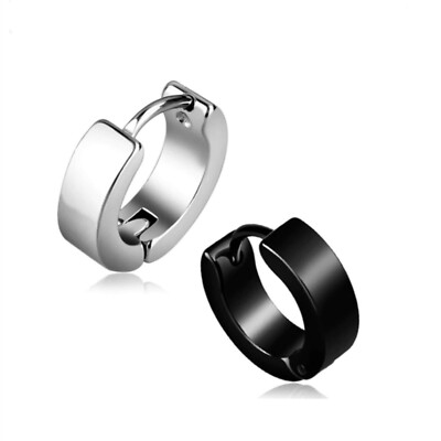 Kpop Idol BTS Suga Titanium steel Basic Mini Bold Hoop Piercings