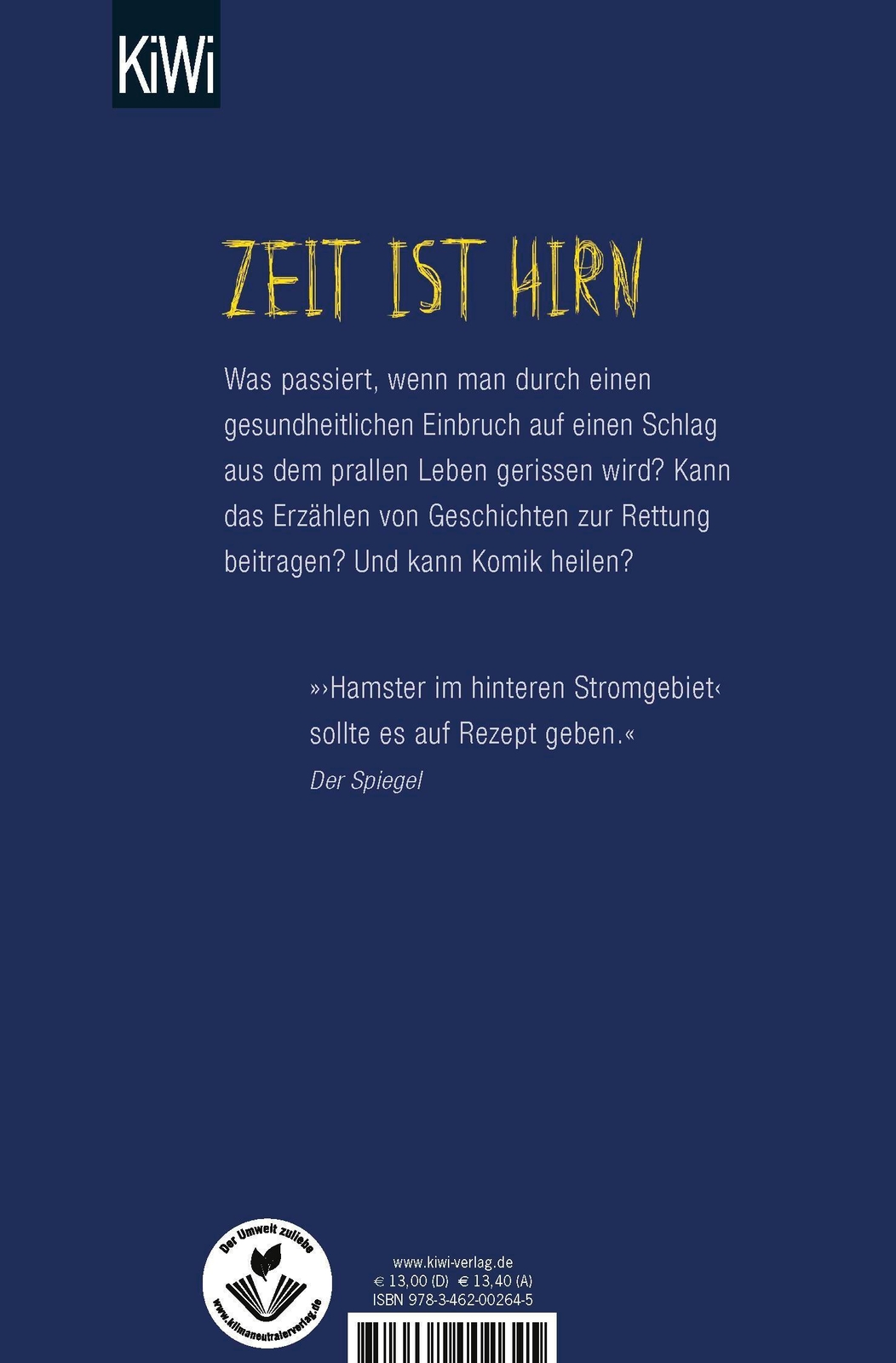Thumbnail - Hamster Hinteren Stromgebiet Roman Joachim Meyerhoff Taschenbuch 307
