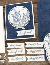 Stampin Up Card Kit 2 Greetings Dear Friend Birthday Spotlight on Nature 4 Cards