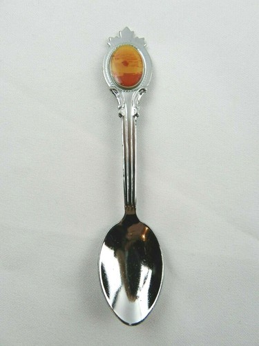 Cuchara de recuerdo vintage Cataratas del Niágara Canadá 4 1/2" tono plata coleccionista - Imagen 1 de 3