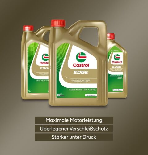 Castrol Edge 5W-30 LL Longlife Engine Oil, 5L, Gold - Bild 9 von 11