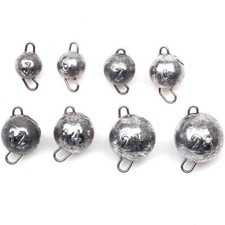 10/20/30PACK Cheburashka Cheb Ball Sinkers Weights Jig Head Soft Lure 2g~12g