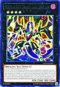 Supreme King Dragon Dark Rebellion - COTD-EN041 - Rare - Unlimited Edition x3 -