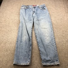 Vintage Levis 550 Jeans Womens 14 Mis S Relaxed Tapered Leg Distressed Denim