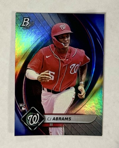 CJ Abrams [SP Variation] #14 2022 Bowman Platinum card