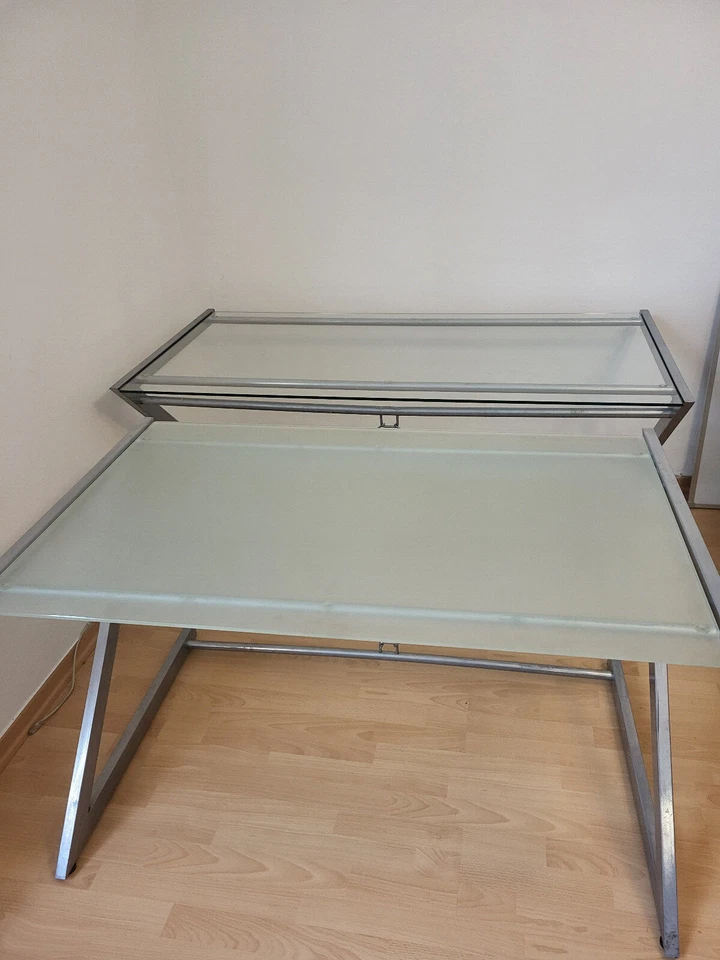 Schreibtisch Glas 122 cm