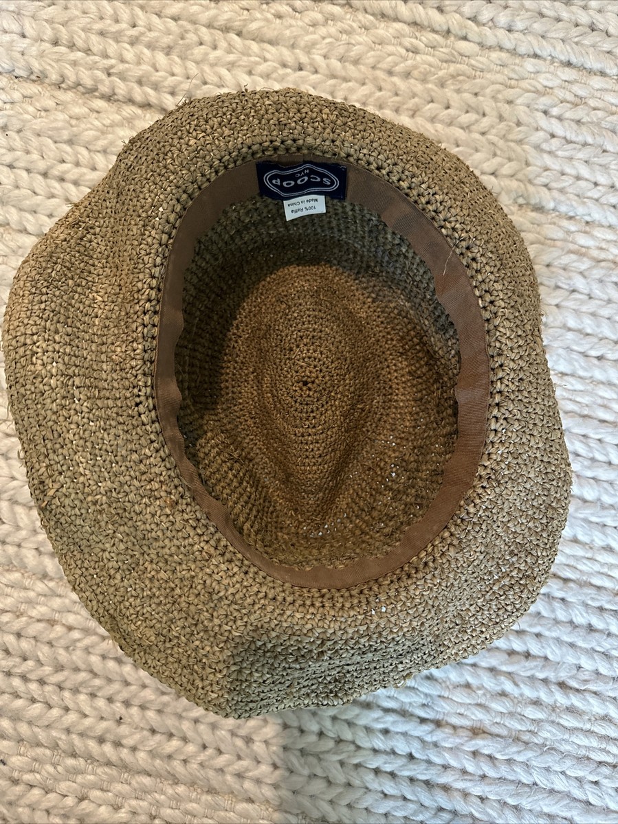 Scoop NYC Fedora RAFIA Hat Women display picture 3
