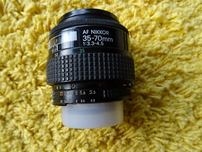 Nikon AF Nikkor 35-70mm 1 : 3.3-4.5 Zoomobjektiv Hoya 52mm FL -DAY Filter & Kappe