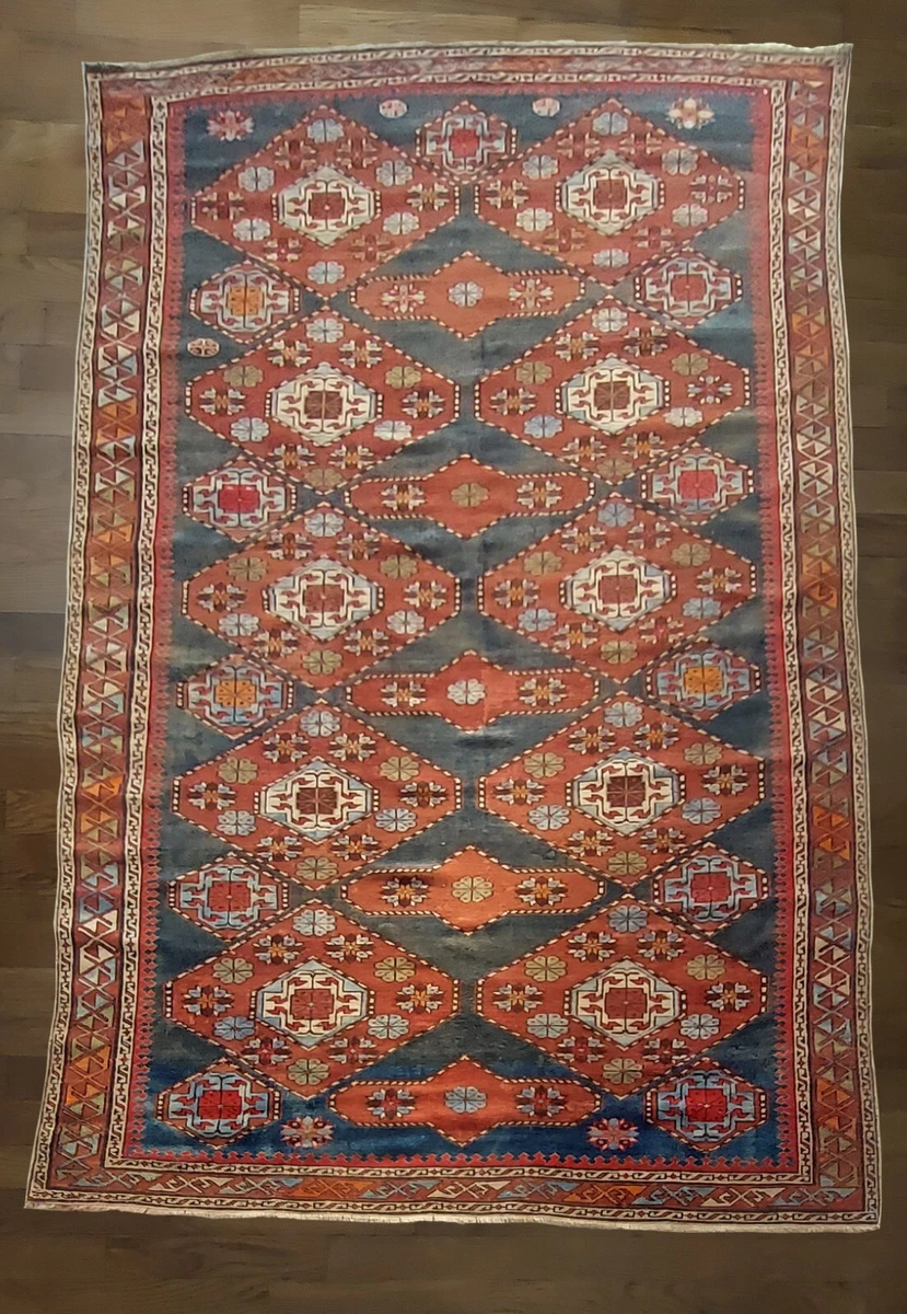 Tappeto caucasico Shirvan Lesghi fine XIX inizio XX secolo - Asta Tappeti Antichi - Cambi Casa d'Aste