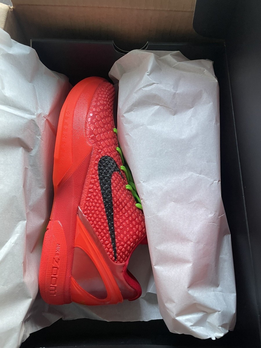 Q*H様 Nike Kobe 6 Reverse Grinch 即発送可能 Size 9.5 - Nike Zoom Kobe 6 Protro Low Reverse Grinch Og Retro