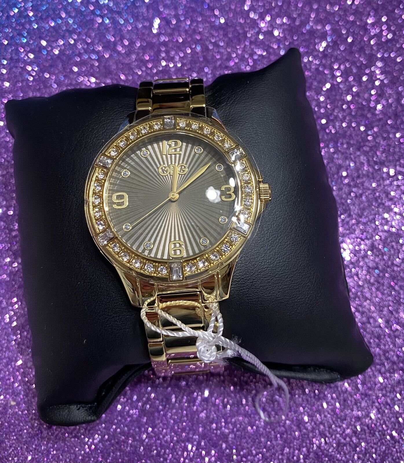 GUESS by GBG Los Angeles Women's Gold Watch Diamonds