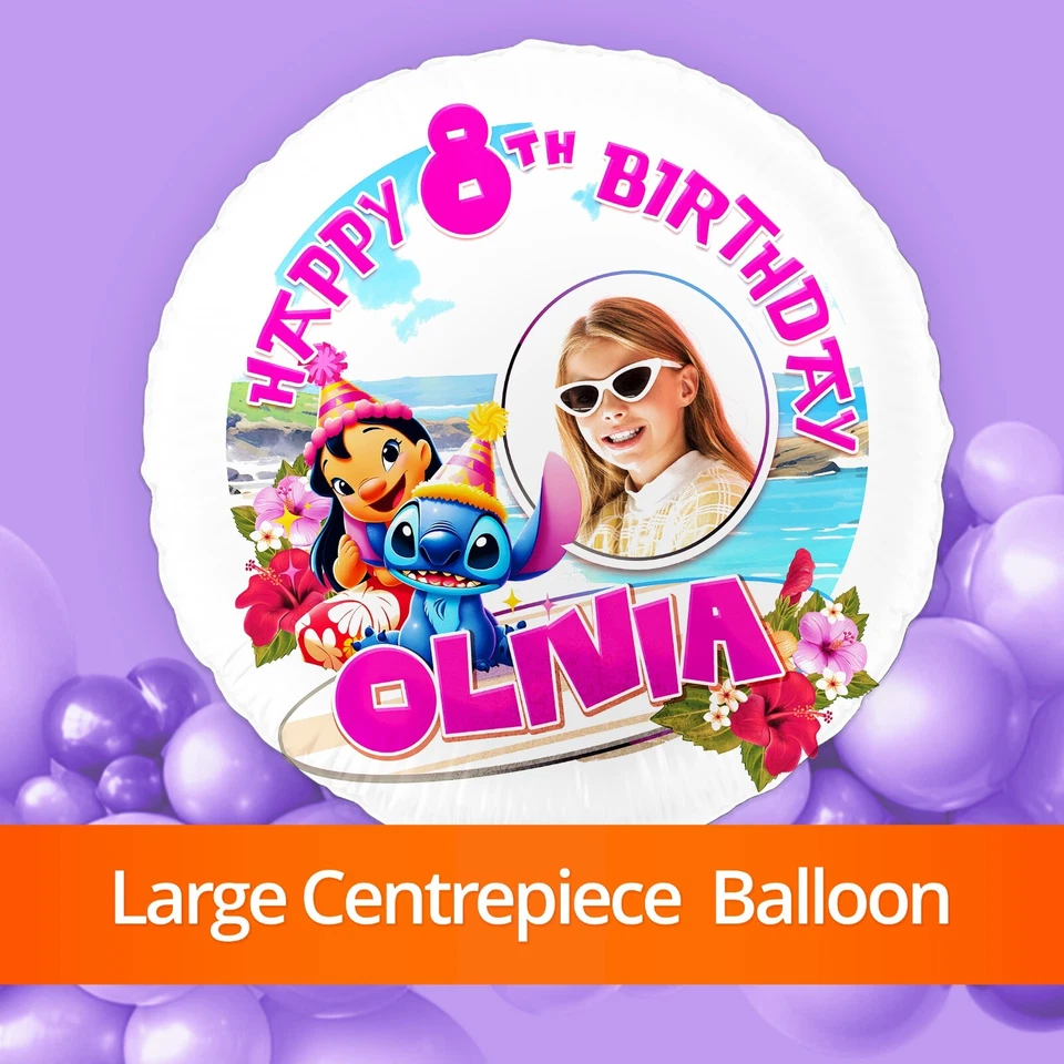 Lilo & Stitch Personalised Party Bundle - Banners - Poster - Balloon - Card - Image 3 of 4