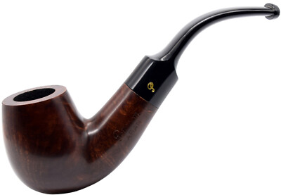 Peterson Aran Smooth Finish Large Bent Billiard Briar Pipe (XL90)