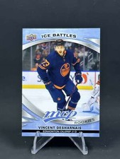 2023-34 Upper Deck MVP Vincent Desharnais Oilers Ice Battles Rookie RC SP 221