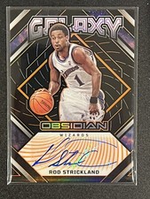 2022-23 Panini Obsidian Galaxy Ink Orange /50 Rod Strickland #GI-RWS Auto