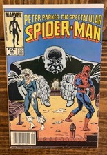 The Spectacular Spiderman #98 1st Appearance of The Spot (Marvel Comics, 1985)