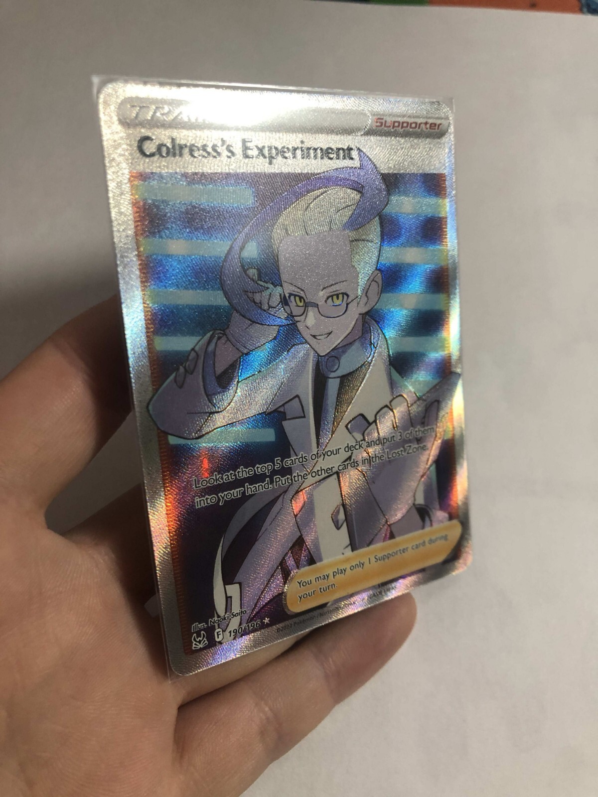 Colress’s Experiment - Pokemon Full Art Trainer 190/196 | NM/M | Lost ...