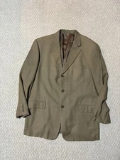 Calvin Klein Tan/checked sport coat