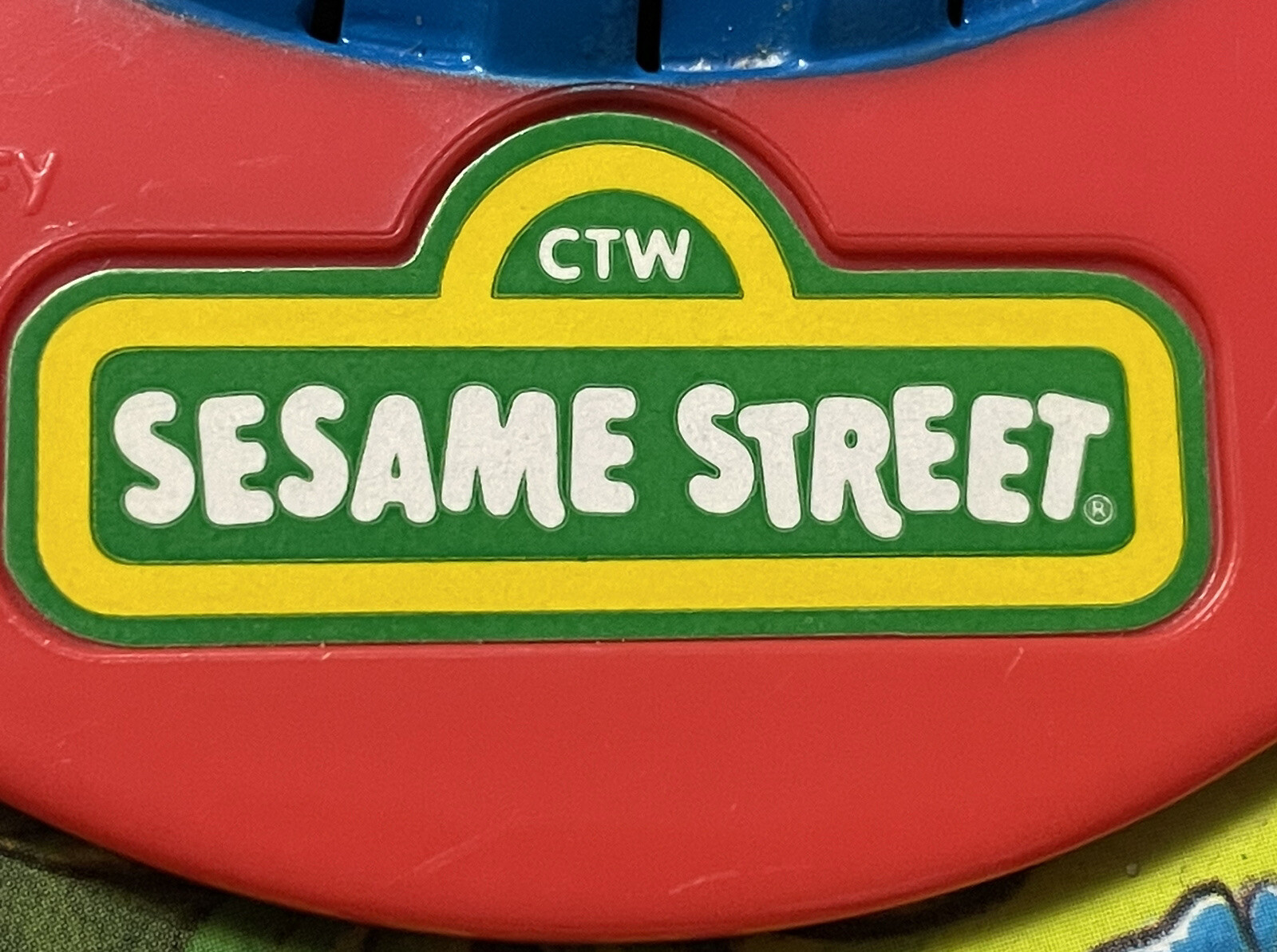 Sesame Street Safari Sounds Big Bird Electronic Preschool Toy 7" 1998 Red TYCO