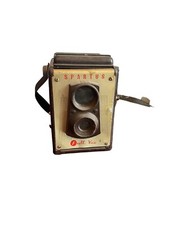 Vintage Spartus Camera Full Vue Box Camera with Strap