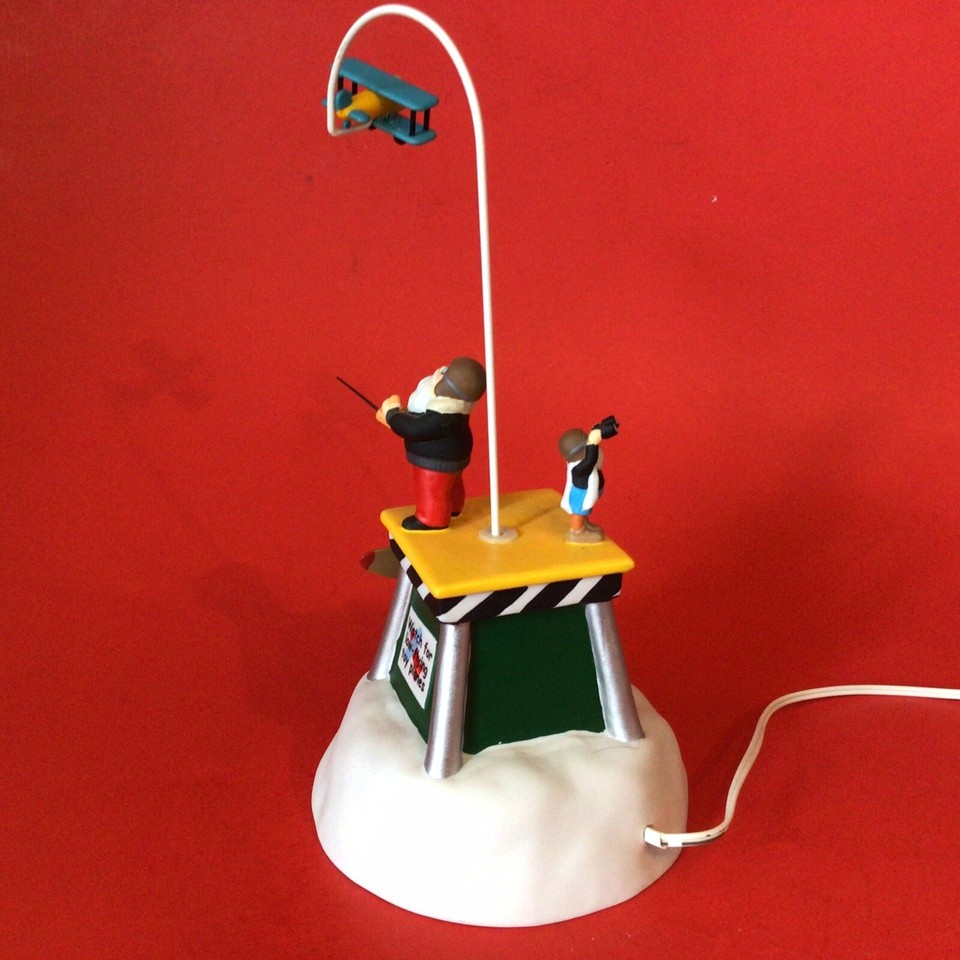 Department 56 North Pole Series Animated Flight Test with Santa 9.5
