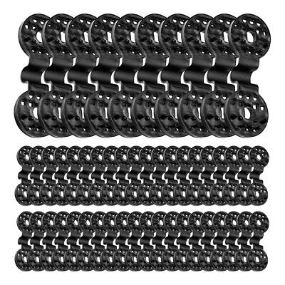 50Pcs Tarp Clips Greenhouse Clamps Fixing Clips for Sun Shade Net Garden Netting