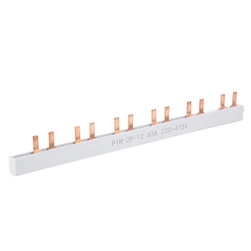 Pin Type Copper Busbar 63А 2P 12 Way Pvc Good Conductivity For Circuit Bre GFL - Picture 21 of 23