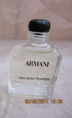 *Vintage* ARMANI by GIORGIO ARMANI 0.33 oz / 10 ML EDT Splash / Pour  As Picture