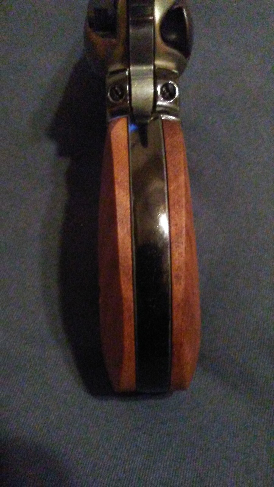 Handmade Birdshead Grips Heritage 22 cal Revolver African Mahogany Wood