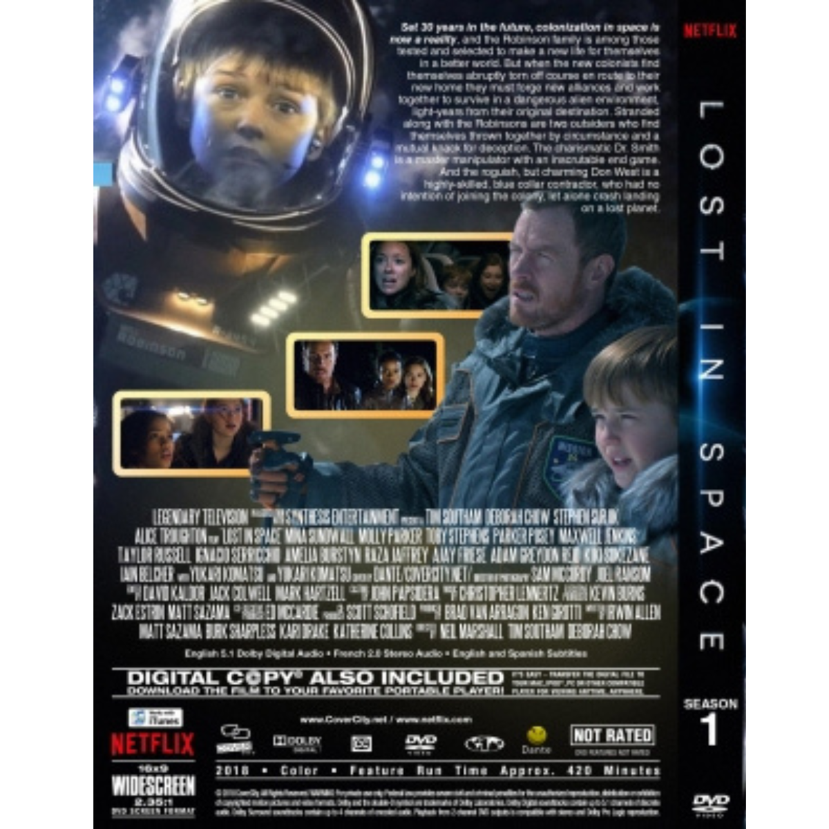 DVD Bluray Lost In Space 2018 Complete TV Series Season Episode 1-10 End