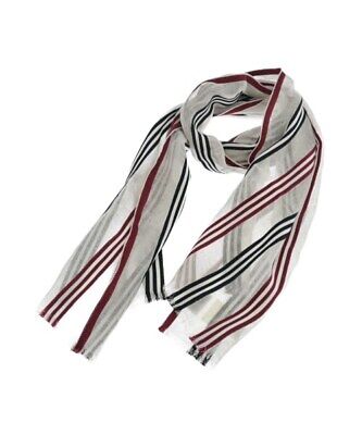 BLACK FLEECE BY Brooks Brothers Stole WhitexBlackxRed(Border BLACK FLEECE BY Brooks Brothers Stole WhitexBlackxRed(Border
