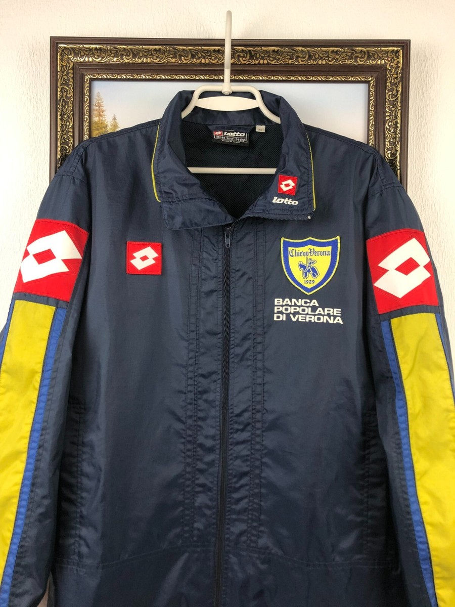 Vintage Lotto Chievo Verona Jacket Football Soccer Track